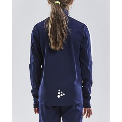 Craft 1905639 Progress Halfzip Tee LS JR - Navy/White - 122/128