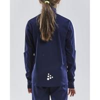 Craft 1905639 Progress Halfzip Tee LS JR - Navy/White - 122/128 - thumbnail
