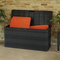 Tuinbox 117x45x56 cm zwart - thumbnail
