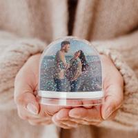 Sneeuwbol bedrukken Glitter - thumbnail