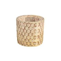 PTMD bloempot settlers honeycomb crème xs 9 cm | 24 stuks - thumbnail