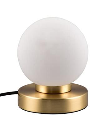 Trio TafellampjePrinz Ii goud met wit glas - R54011008