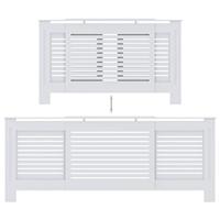 Radiatorombouw 205 cm MDF wit - thumbnail