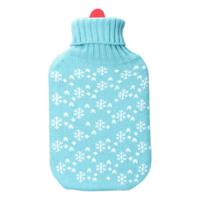 Warmwaterkruik EDM 76771 Blauw Blauw/Wit Sneeuwvlokken Wol 2 L Plastic - thumbnail