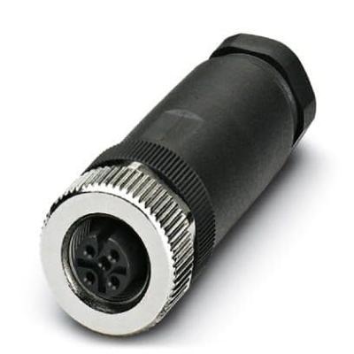 Phoenix Contact 1696439 Sensor/actuator connector, niet geassembleerd M12 Aantal polen (sensoren): 4 Bus, recht 1 stuk(s)