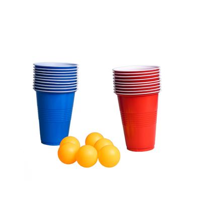 Beer Pong 20 Bekers en 6 Balletjes