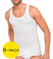 Schiesser Hemden cotton essentials 6-pack wit - thumbnail