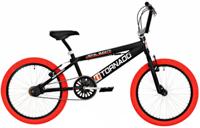 Bike Fun Tornado 20 Inch 55 cm Unisex V-Brake Zwart/Rood - thumbnail