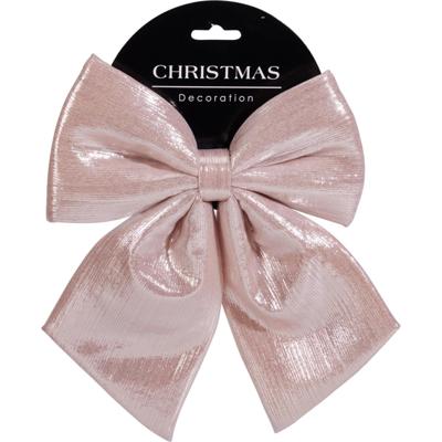 Home & Styling Kersthanger strik roze 23cm