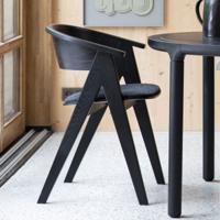 Zuiver Eetkamerstoel 'Ndsm' Beukenhout, kleur Zwart - thumbnail