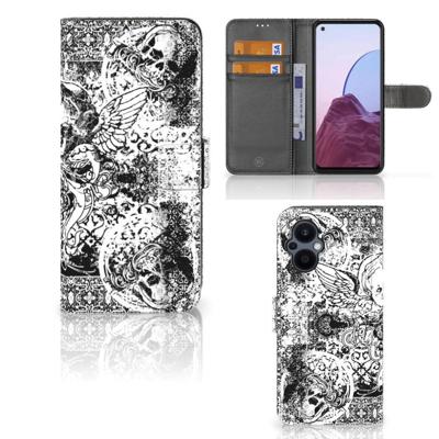 Telefoonhoesje met Naam OPPO Reno 8 Lite | OnePlus Nord N20 Skulls Angel Telefoonhoesje met Naam OPPO Reno 8 Lite | OnePlus Nord N20 Skulls Angel