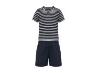 lupilu Jongens kledingset (98/104, Marineblauw gestreept) - thumbnail