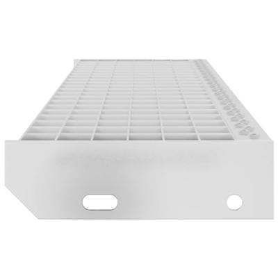 VidaXL Traptrede rooster 100x24x7 cm gegalvaniseerd staal