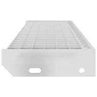 VidaXL Traptrede rooster 100x24x7 cm gegalvaniseerd staal - thumbnail