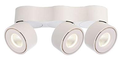 Deko Light Uni Triple Plafondopbouwarmatuur COB LED LED vast ingebouwd 30 W Energielabel: G (A - G) Warmwit Wit (mat)