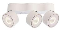 Deko Light Uni Triple Plafondopbouwarmatuur COB LED LED vast ingebouwd 30 W Energielabel: G (A - G) Warmwit Wit (mat) - thumbnail