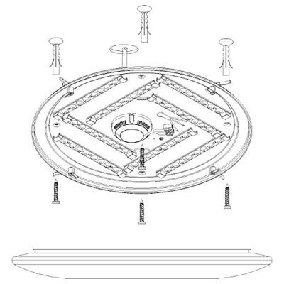 Eglo Design plafonnièreNieves Ø 51cm - 98326