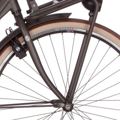 Cortina voorvork e-u4 h mm v-brake black gold matt