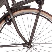 Cortina voorvork e-u4 h mm v-brake black gold matt - thumbnail