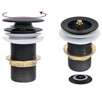 VidaXL Wastafel met kraan en pop-up afvoer gehard glas transparant - thumbnail