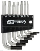KS Tools 151.4150 TX Haakse schroevendraaierset T 10, T 15, T 20, T 25, T 27, T 30, T 40 7-delig - thumbnail