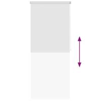 Rolgordijn voor douche 100x240 cm wit - thumbnail