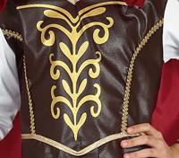 Warrior Kostuum Met Cape Kind - thumbnail