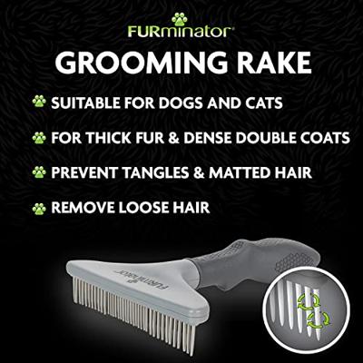 Furminator Kam met brede tanden voor dieren met dik haar