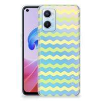 OPPO A96 | OPPO A76 | TPU bumper | Waves Yellow - thumbnail