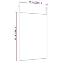 VidaXL Deurspiegel 40x60 cm glas en aluminium goudkleurig - thumbnail