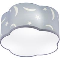LED Plafondlamp - Plafondverlichting - Trion Monimo - E27 Fitting - 3-lichts - Rond - Mat Blauw - Aluminium - thumbnail