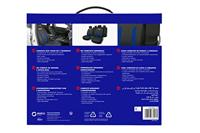 Set hoezen voor zittingen Sparco Sabbia Zwart/Blauw - thumbnail