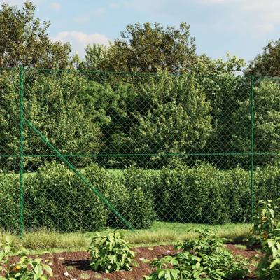 VidaXL Gaashek met grondankers 2,2x10 m groen