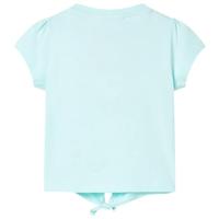 Kindershirt 104 lichtzeeblauw - thumbnail