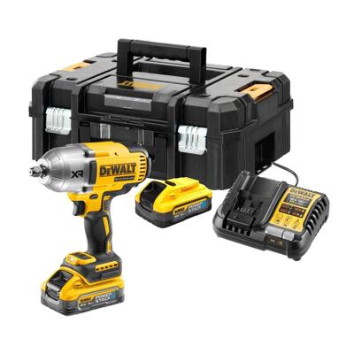 DeWalt DCF900H2T-QW | 18V XR Brushless 1/2" Heavy Duty Slagmoersleutel frictiering | 2x 5.0Ah POWERSTACK accu in TSTAK koffer DCF900H2T-QW DeWalt DCF900H2T-QW | 18V XR Brushless 1/2" Heavy Duty Slagmoersleutel frictiering | 2x 5.0Ah POWERSTACK accu in TSTAK koffer DCF900H2T-QW