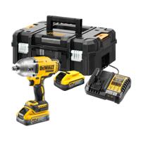 DeWalt DCF900H2T-QW | 18V XR Brushless 1/2" Heavy Duty Slagmoersleutel frictiering | 2x 5.0Ah POWERSTACK accu in TSTAK koffer DCF900H2T-QW - thumbnail