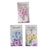 Papieren Bloemen met Glitters - thumbnail