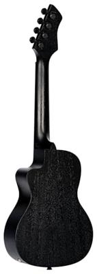 Ortega RUHZ-CE-SBK Horizon Series Concert Ukulele Black elektrisch-akoestische concert ukelele Ortega RUHZ-CE-SBK Horizon Series Concert Ukulele Black elektrisch-akoestische concert ukelele