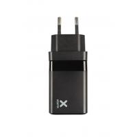 Volt XA012 - Netspanningsadapter - 2.4 A - 2 uitgangsaansluitingen (USB) - op kabel: Lightning - thumbnail