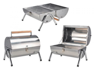 RVS Houtskool Barbecue - Gemakkelijk mee te nemen