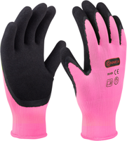 Connex handschoen tuin latex roze gr07 - cox938577 - thumbnail