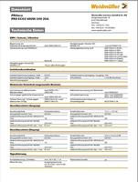 Weidmüller 1469550000 DIN-rail netvoeding 12 V/DC 20 A 480 W Aantal uitgangen:1 x Inhoud 1 stuk(s) - thumbnail