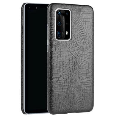 Voor Huawei P40 Pro+ / P40 Pro Plus Schokbestendige Crocodile Texture PC + PU Case(Zwart) Voor Huawei P40 Pro+ / P40 Pro Plus Schokbestendige Crocodile Texture PC + PU Case(Zwart)