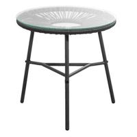 Bijzettafel Formentera - antraciet - 50xØ50 cm - Leen Bakker - thumbnail