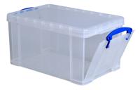 Opbergbox ru 14ltr 395x255x210mm transp wit - thumbnail