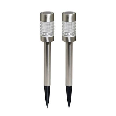 Luxform tuinlamp 2-pack Torino 7,5 x 58 cm RVS zilver Luxform tuinlamp 2-pack Torino 7,5 x 58 cm RVS zilver