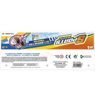 Racquet Set Colorbaby 22 x 48 x 1,8 cm (6 Stuks) Racquet Set Colorbaby 22 x 48 x 1,8 cm (6 Stuks)