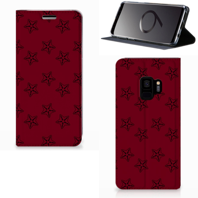 Samsung Galaxy S9 Hoesje met Magneet Sterren Samsung Galaxy S9 Hoesje met Magneet Sterren