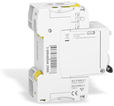 Schneider Electric A9Z21225 A9Z21225 Aardlekschakelaar A 25 A 0.03 A 240 V