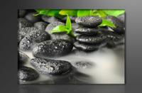 Schilderij - Mist en Stenen, Grijs, 80X60cm, 1luik - thumbnail